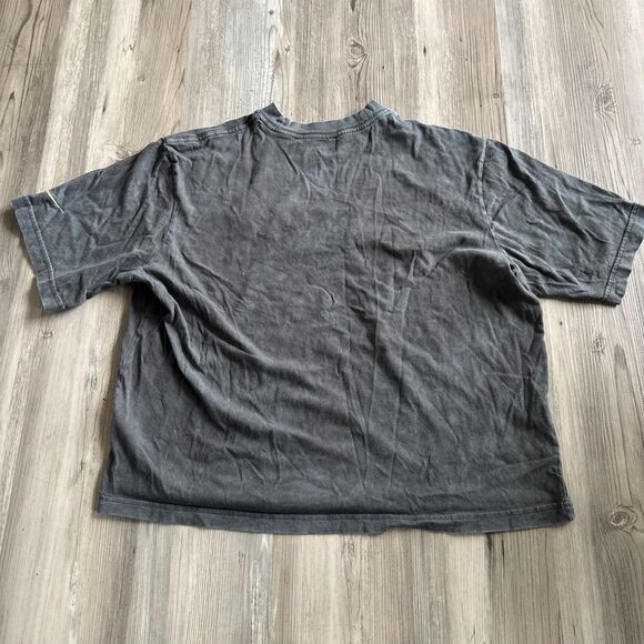 Nike Just Do It Embroidered Oversized Cropped T Shirt Size Small - Picture 6 of 7